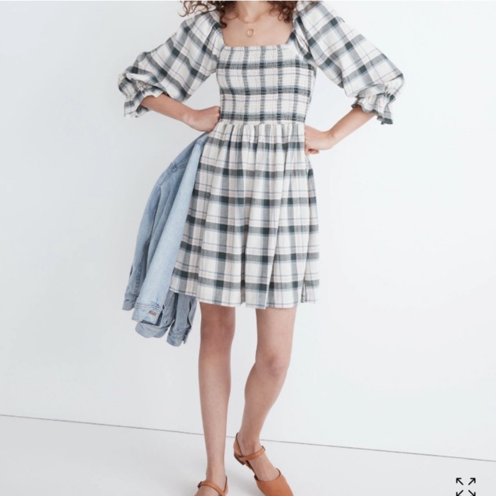 Madewell Lucie Plaid Dress Size XXS‎